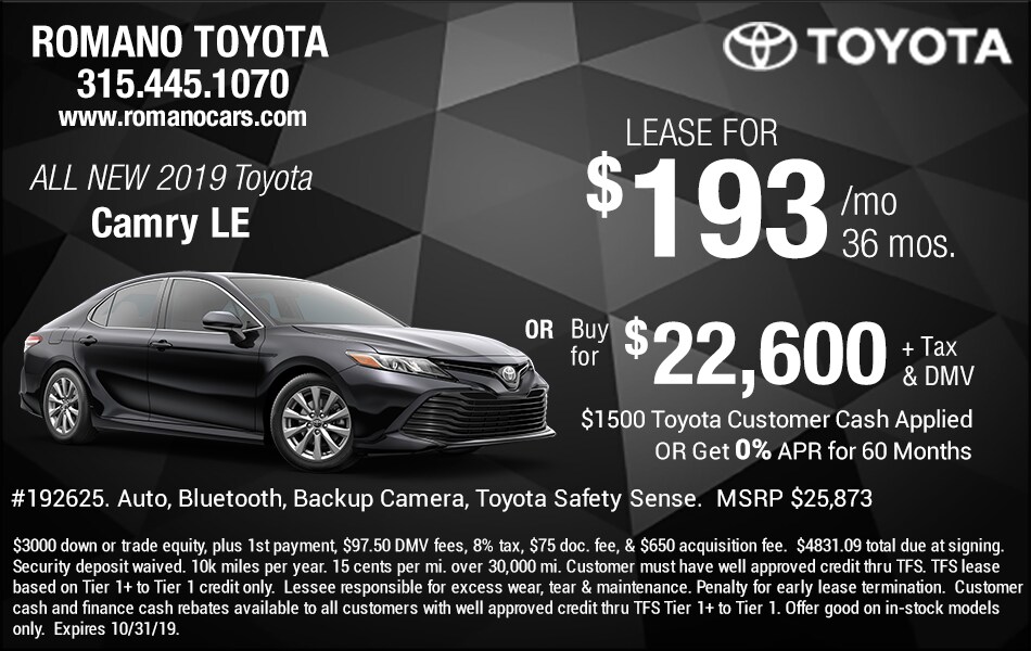toyota camry lease deals ny